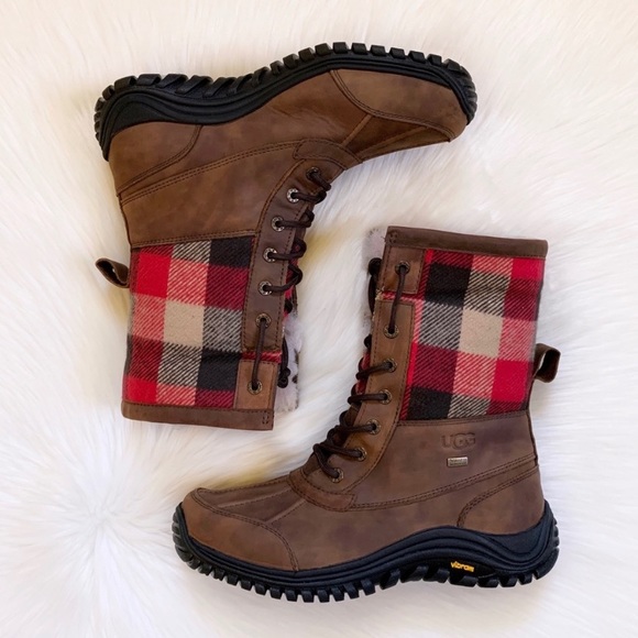 UGG Adirondack Boot II Plaid Waterproof Boots - Picture 7 of 10